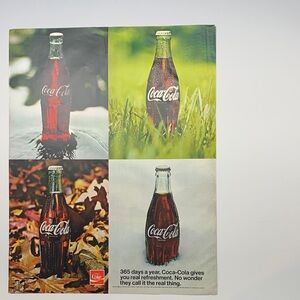 Coca Cola Art Poster - Red, Green, and White